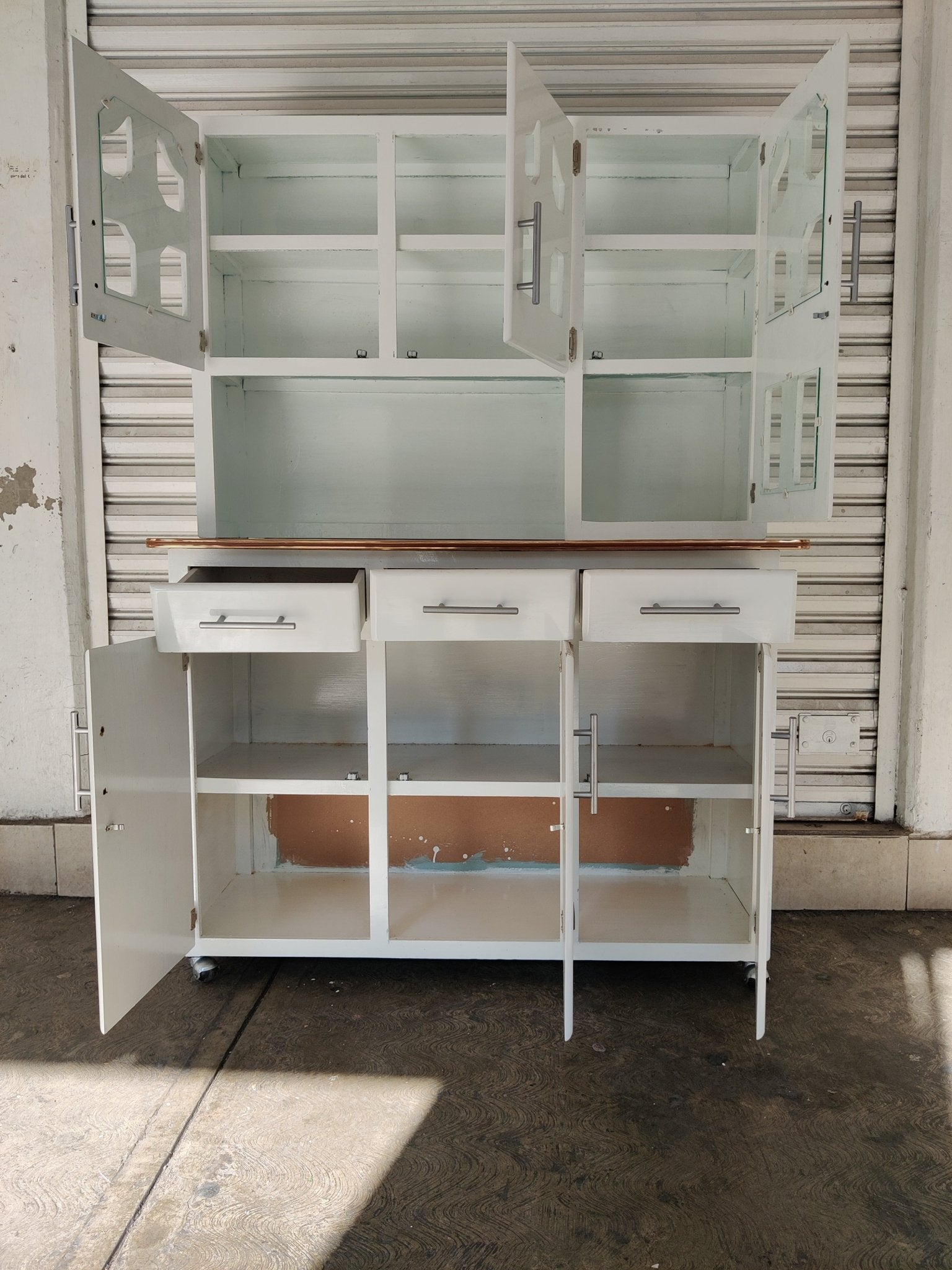 Alacena Eco Francisco 120 cm 2 pzs. - Muebleria Paty