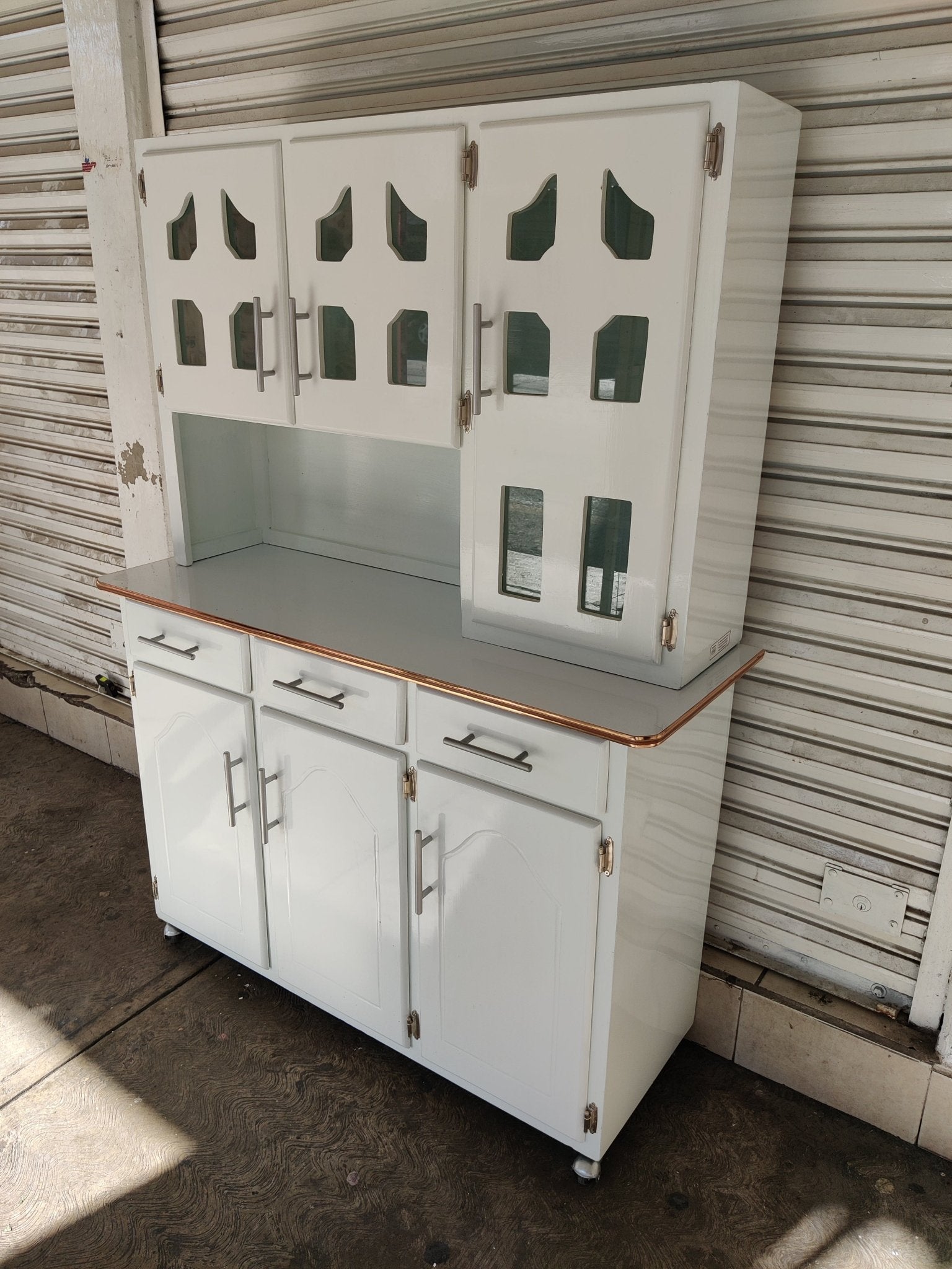 Alacena Eco Francisco 120 cm 2 pzs. - Muebleria Paty
