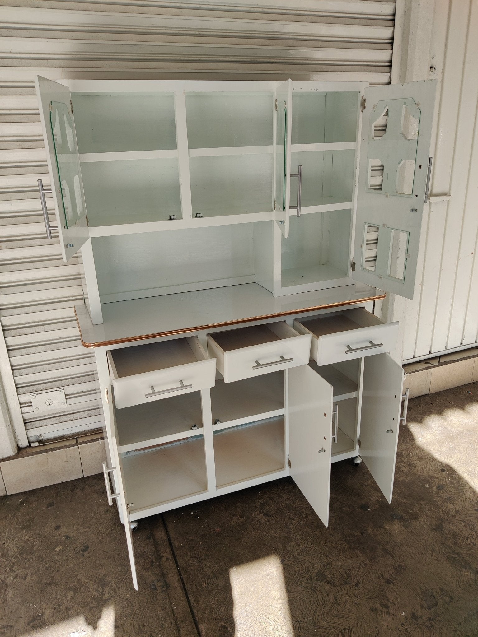 Alacena Eco Francisco 120 cm 2 pzs. - Muebleria Paty