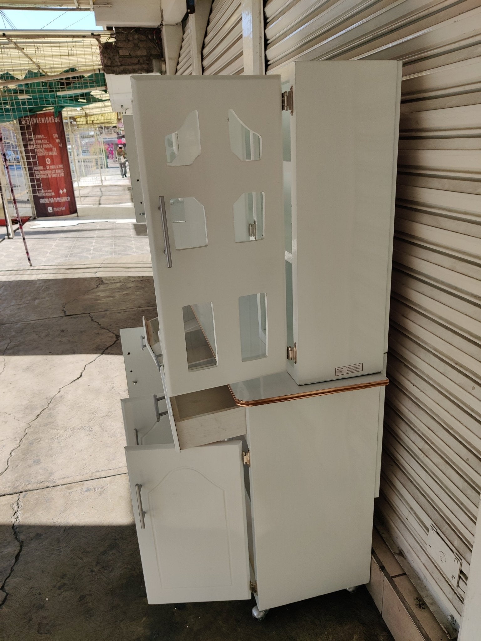 Alacena Eco Francisco 120 cm 2 pzs. - Muebleria Paty