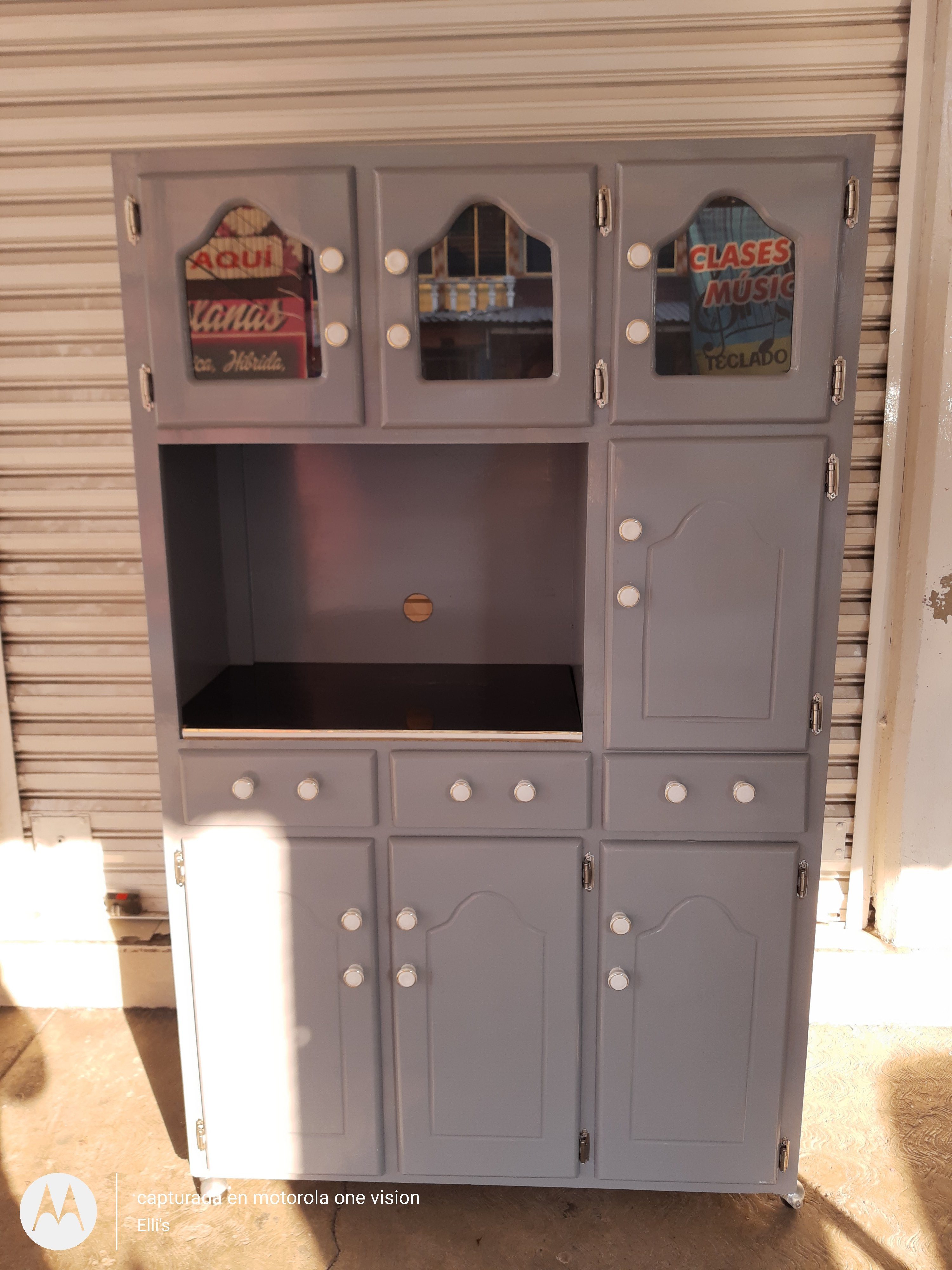 Alacena Francisco Muebles para cocina gris