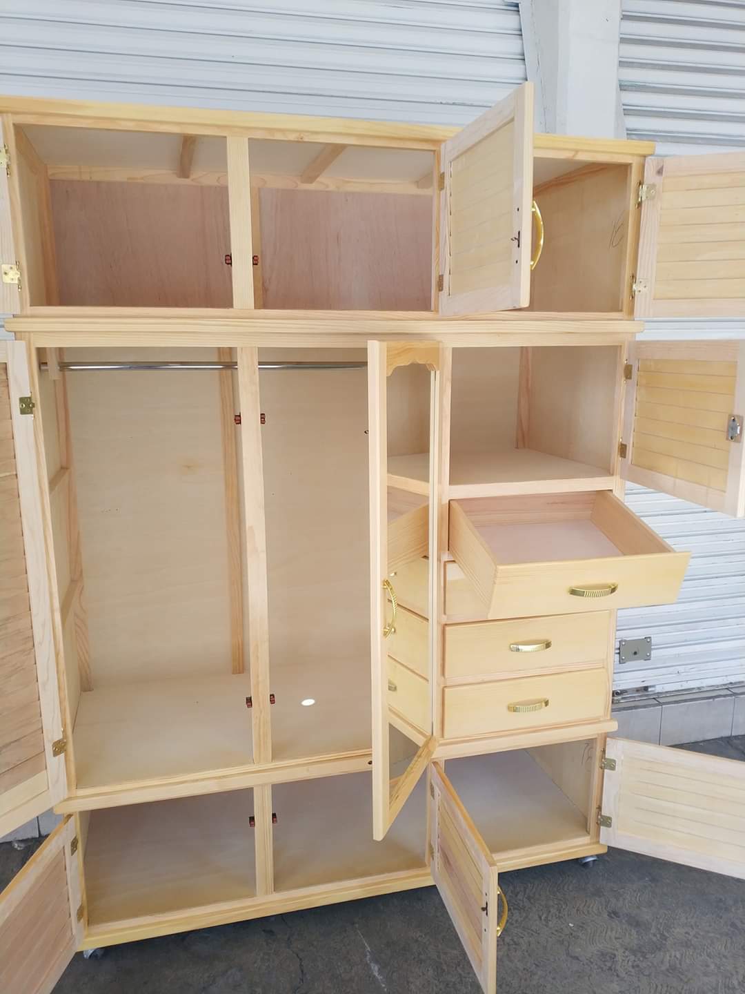 Armario - Ropero Madera Abatible - Muebleria Paty