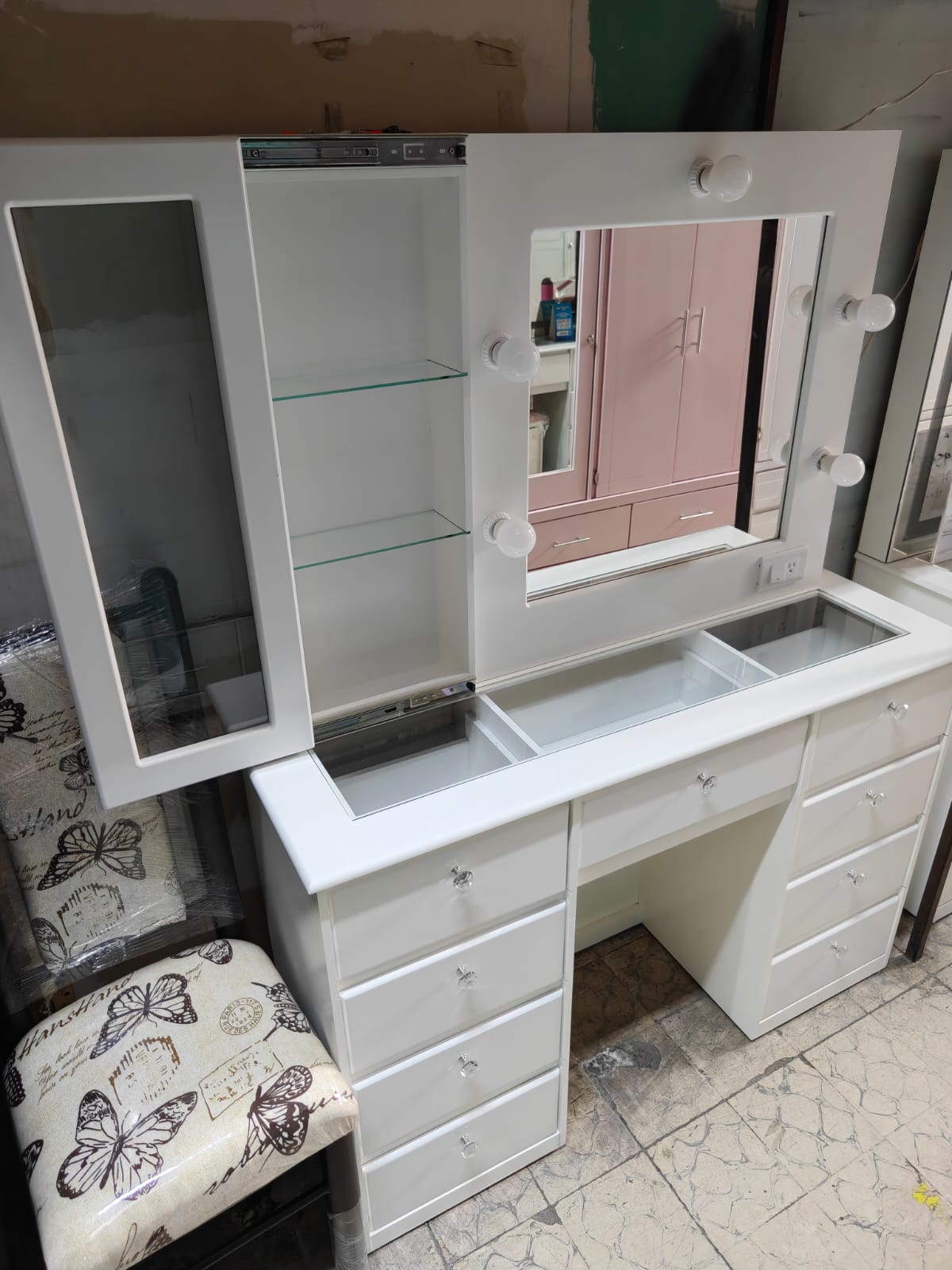 Tocador Multifuncional Vanity Hollywood