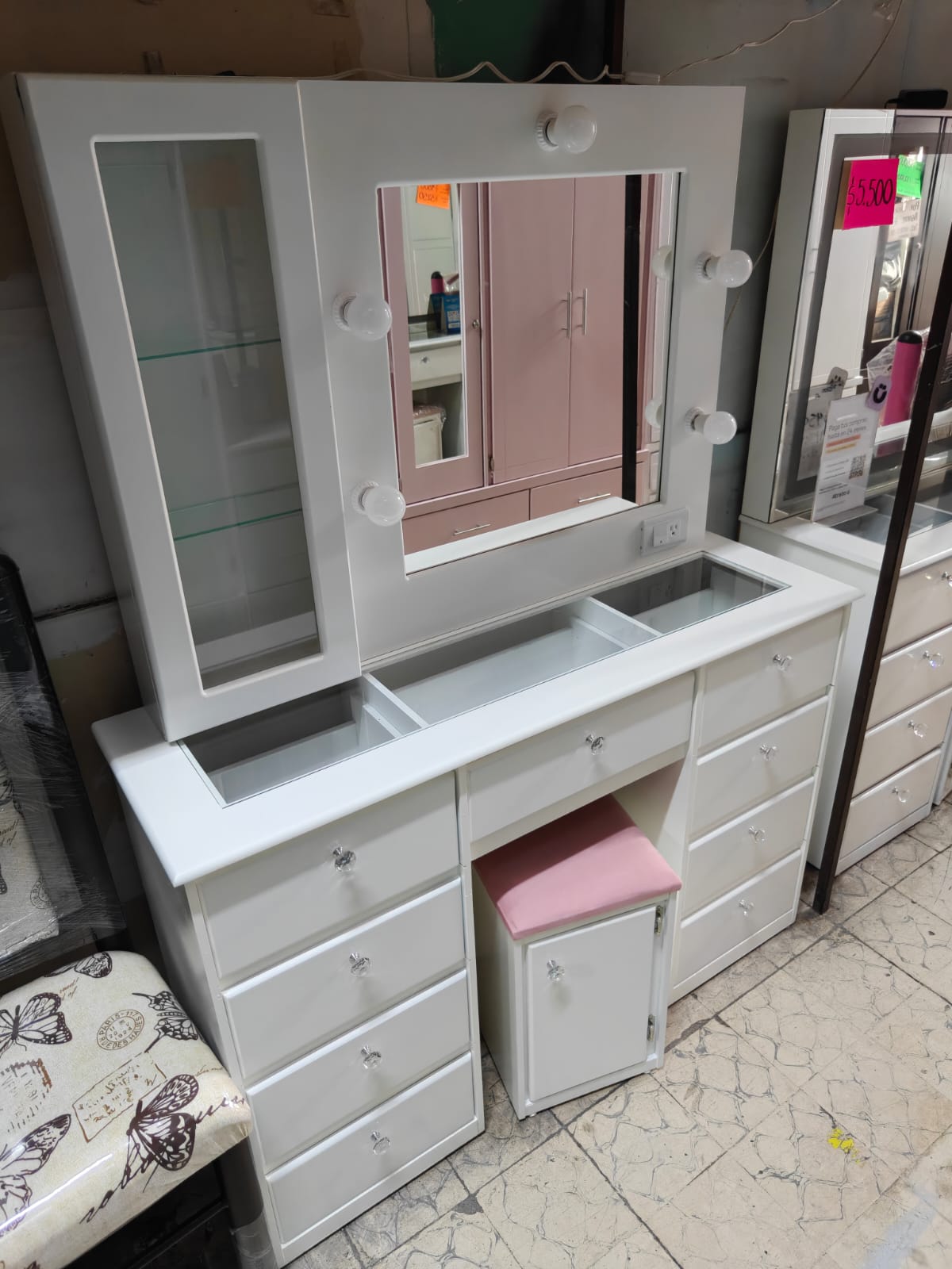 Tocador Multifuncional Vanity Hollywood
